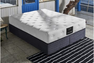 Springfjærmadrass 140x190 cm - Hvit - Møbler - Senger - Madrasser - Springfjærmadrass & rammemadras