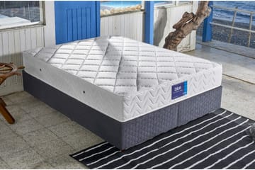 Springfjærmadrass 140x190 cm - Hvit - Møbler - Senger - Madrasser - Springfjærmadrass & rammemadras