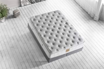 Springfjærmadrass 140x200 cm - Hvit - Møbler - Senger - Madrasser - Springfjærmadrass & rammemadras