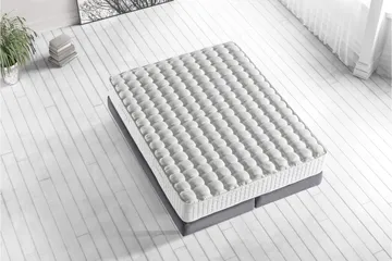 Springfjærmadrass 150x200 cm - Hvit - Møbler - Senger - Madrasser - Springfjærmadrass & rammemadras