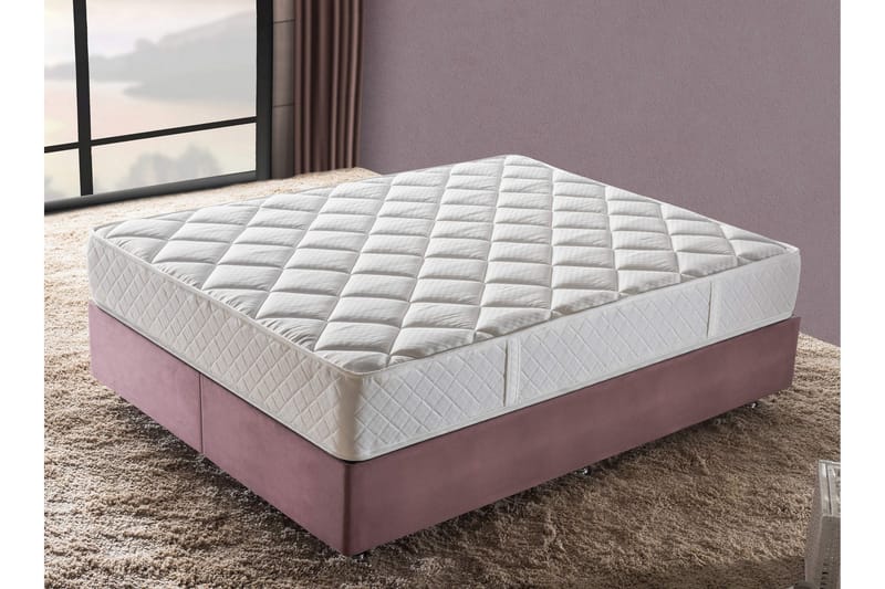 Springfjærmadrass 160x200 cm - Hvit - Møbler - Senger - Madrasser - Springfjærmadrass & rammemadras