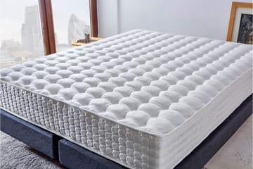 Springfjærmadrass 160x200 cm - Hvit - Møbler - Senger - Madrasser - Springfjærmadrass & rammemadras