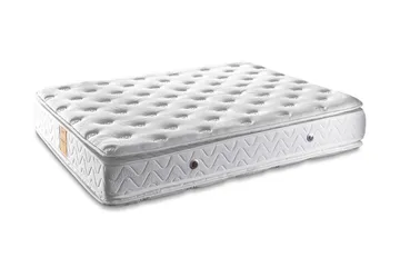 Springfjærmadrass 180x200 cm - Hvit - Møbler - Senger - Madrasser - Springfjærmadrass & rammemadras