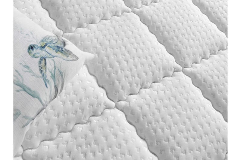 Springfjærmadrass 180x200 cm - Hvit - Møbler - Senger - Madrasser - Springfjærmadrass & rammemadras
