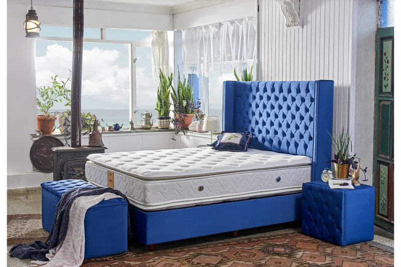 Springfjærmadrass 180x200 cm - Hvit - Møbler - Senger - Madrasser - Springfjærmadrass & rammemadras