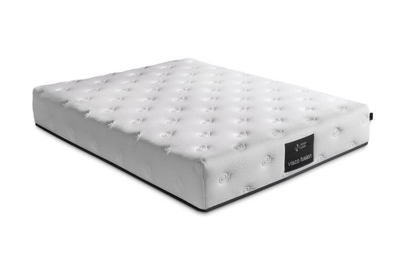 Springfjærmadrass 200x200 cm, Hvit