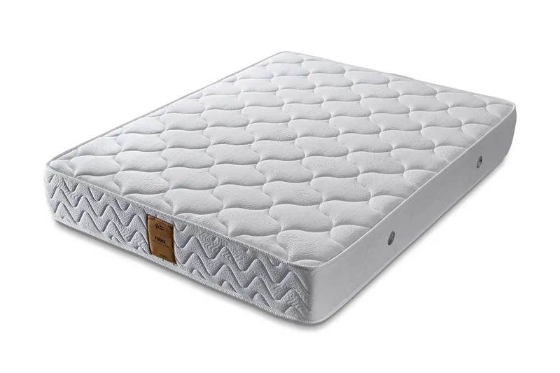 Springfjærmadrass 200x200 cm, Hvit