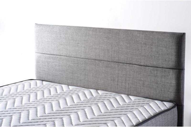 Springfjærmadrass 90x190 cm - Hvit/Grå - Møbler - Senger - Madrasser - Springfjærmadrass & rammemadras