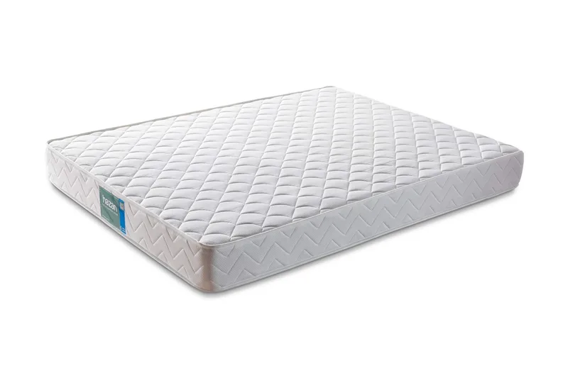 Springfjærmadrass 90x200 cm, Hvit