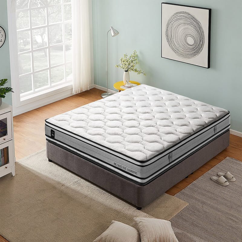 Springmadrass HOME4YOU Harmony Duo King vendbar 160x200x30 cm - Møbler - Senger - Madrasser - Overmadrass