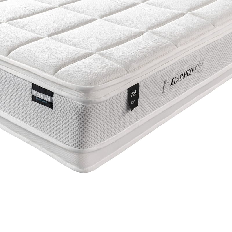 Springmadrass HOME4YOU Harmony Duo Season Vendbar 90x200x29 cm - Møbler - Senger - Madrasser - Overmadrass