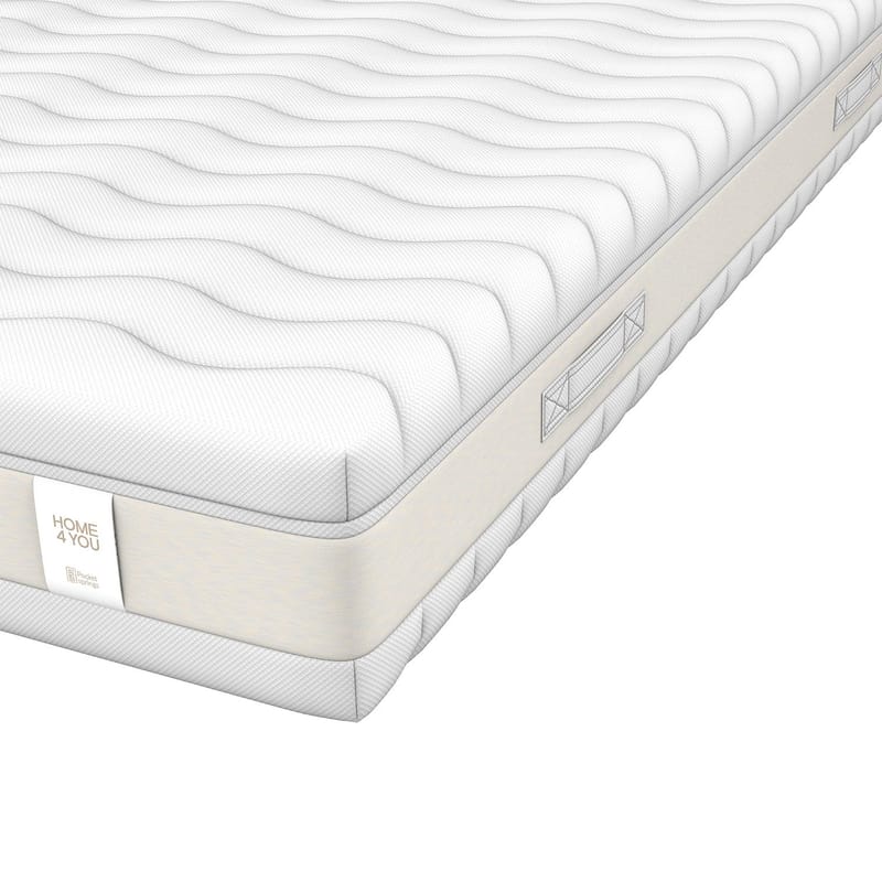 Springmadrass HOME4YOU Kuka Duo 7 soner 90x200x23 cm - Møbler - Senger - Madrasser - Overmadrass