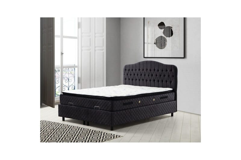 Subato Overmadrass 140x200 cm - Antrasitt - Møbler - Senger - Madrasser - Overmadrass
