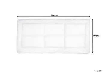 Trivor Overmadrass 90x200 cm - Hvit - Møbler - Senger - Madrasser - Overmadrass