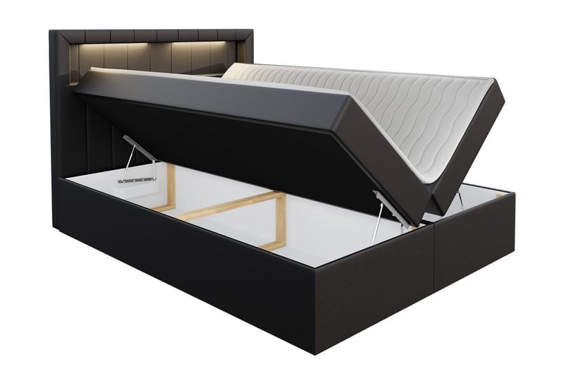 Masone Sengpakke Kontinentalseng 160x200 cm - Rød - Møbler - Senger - Kontinentalsenger