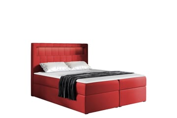 Masone Sengpakke Kontinentalseng 160x200 cm - Rød - Møbler - Senger - Kontinentalsenger