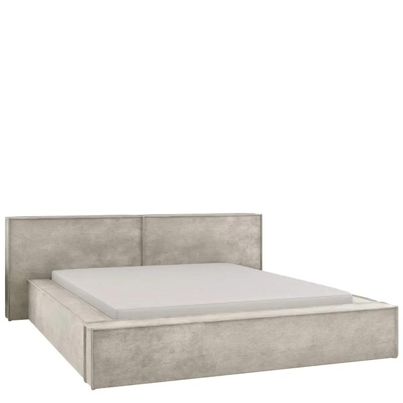 Melor sengeramme 160x200 cm - lys beige - Møbler - Senger - Senger med oppbevaring