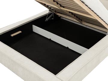 Melor sengeramme 160x200 cm - svart - Møbler - Senger - Senger med oppbevaring