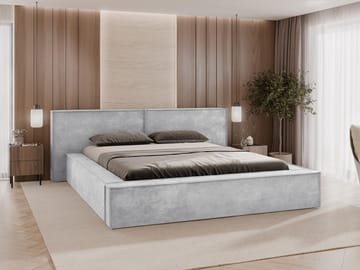 Melor sengeramme 180x200 cm - grå - Møbler - Senger - Senger med oppbevaring