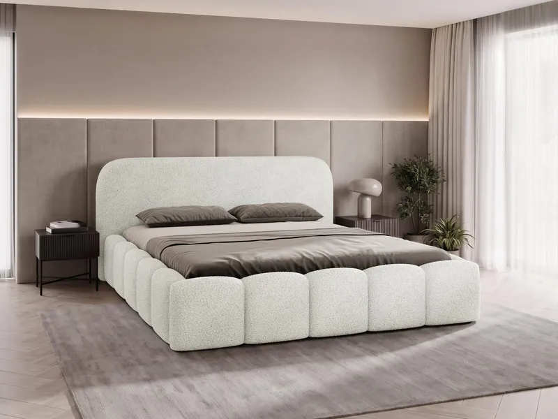 Merik sengeramme 140x200 cm - offwhite - Møbler - Senger - Senger med oppbevaring