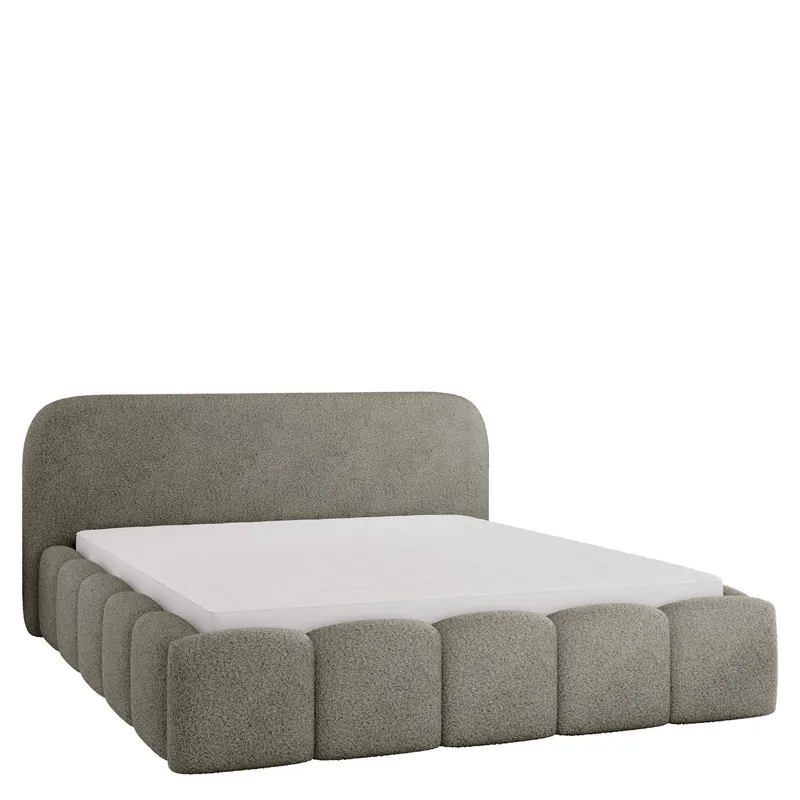 Merik sengeramme 140x200 cm - varmgrå - Møbler - Senger - Senger med oppbevaring