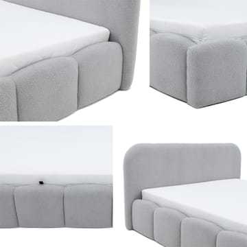 Merik sengeramme 160x200 cm - grå - Møbler - Senger - Senger med oppbevaring