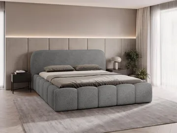 Merik sengeramme 180x200 cm - grå - Møbler - Senger - Senger med oppbevaring
