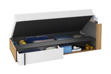 Metropolitan Møbelsett For Soverom - Brun/Hvit/Lysegrå/Sort - Møbler - Senger - Møbelsett til soverom