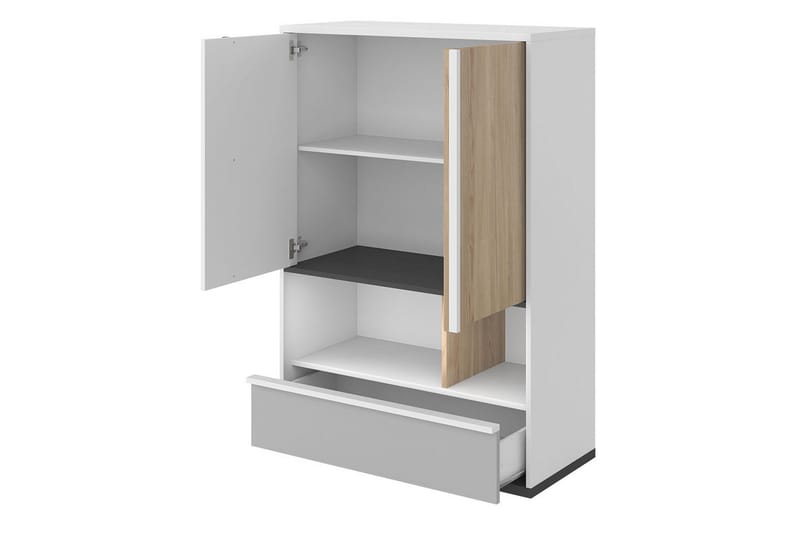 Metropolitan Møbelsett For Soverom - Brun/Hvit/Lysegrå/Sort - Møbler - Senger - Møbelsett til soverom