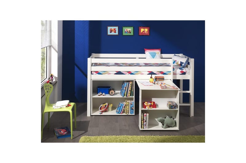 Middelseng med skrivebords kommode Pino - Møbler - Senger - Møbelsett til soverom