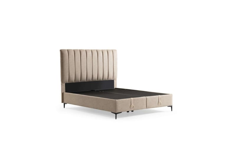 Mojon Sengeramme 100x200 cm - Beige - Møbler - Senger - Sengeramme & sengestamme
