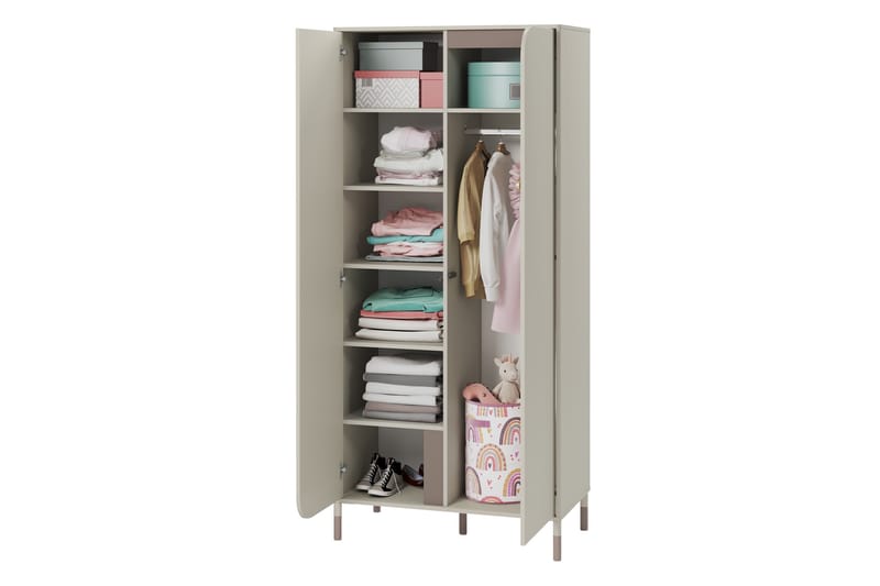 Monfort Møbelsett For Soverom - Beige - Møbler - Senger - Møbelsett til soverom