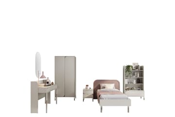 Monfort Møbelsett For Soverom - Beige - Møbler - Senger - Møbelsett til soverom