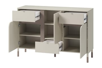 Monfort Møbelsett For Soverom - Beige - Møbler - Senger - Møbelsett til soverom