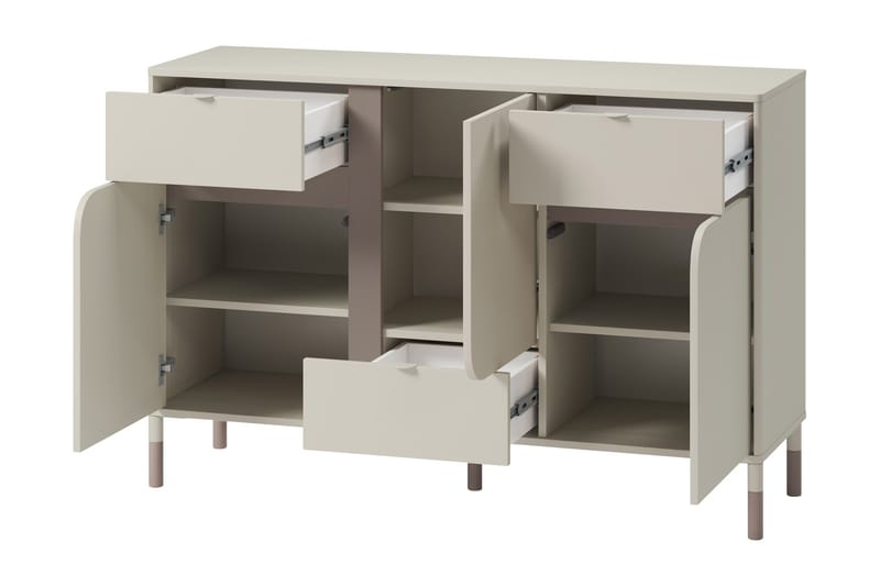 Monfort Møbelsett For Soverom - Beige - Møbler - Senger - Møbelsett til soverom