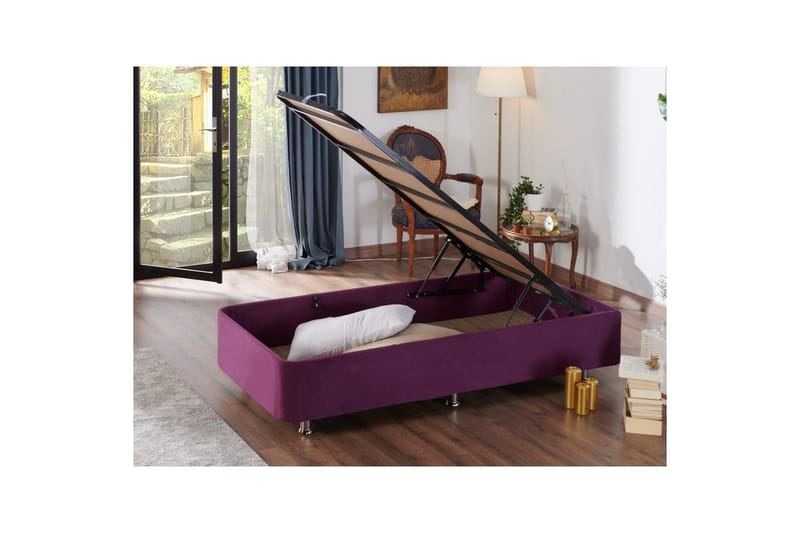 Mytikas Sengeramme 90x190 cm - Violet - Møbler - Senger - Sengeramme & sengestamme