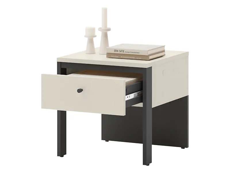 Navron Soveromsmøbelsett - Beige/Svart - Møbler - Senger - Møbelsett til soverom