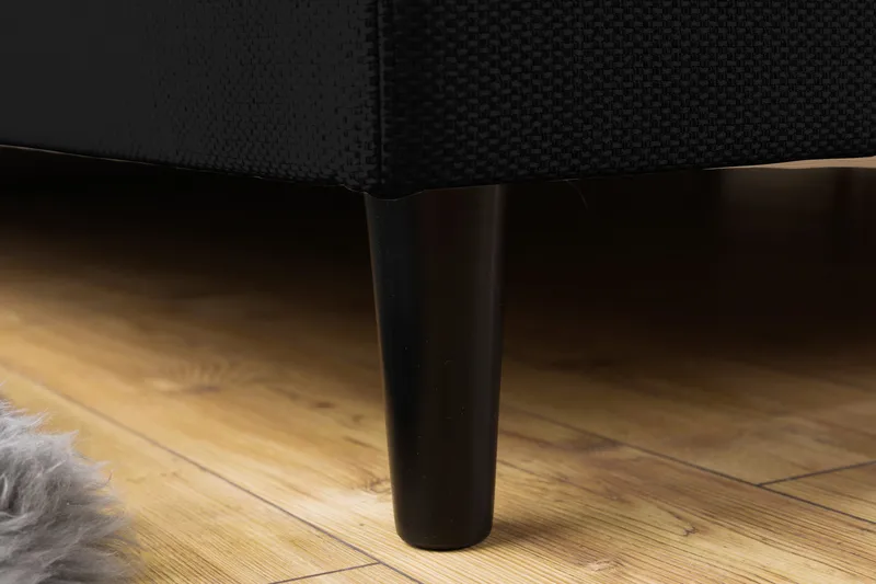 Nice Deluxe Komplett Sengepakke 160x200 - Svart - Møbler - Senger - Kontinentalsenger