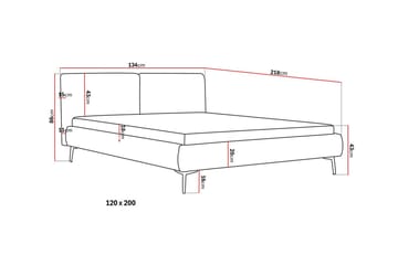 Nordic Sengepakke 120x200 cm - Beige - Møbler - Senger - Rammeseng