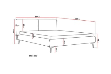 Nordic Sengepakke 180x200 cm - Beige - Møbler - Senger - Rammeseng