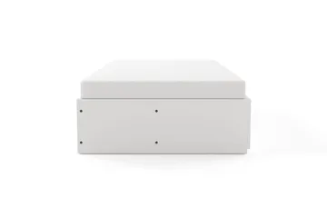 Norrvik sengeramme 90x200 cm med oppbevaring inkludert madrass - Hvit - Møbler - Senger - Sengeramme & sengestamme