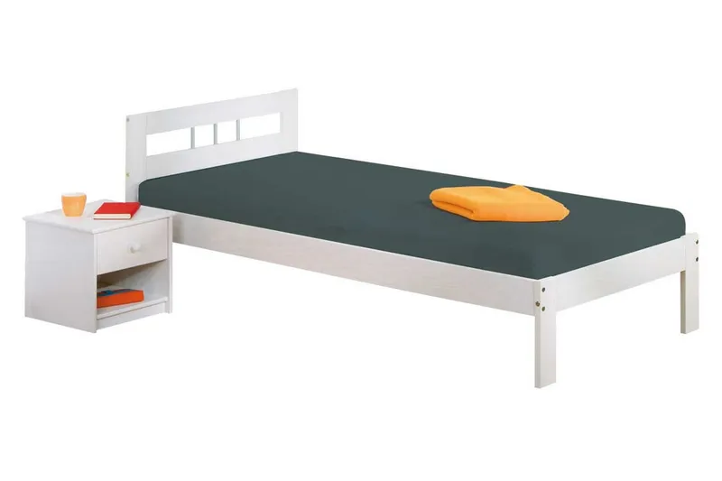 Olshyttan Sengeramme 90x200 - Hvit - Møbler - Senger - Sengeramme & sengestamme