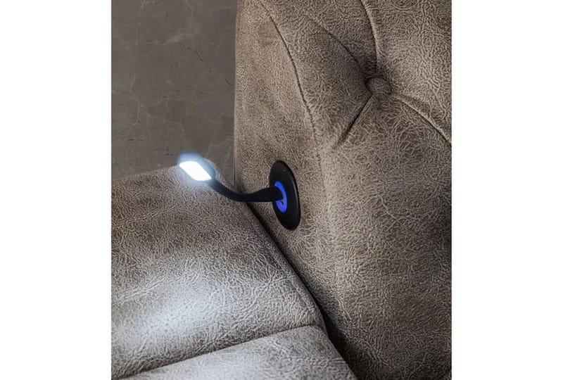 Olyvan sengepakke med benk og oppbevaring 250x290 cm kunstlær - Brun - Møbler - Senger - Sengeramme & sengestamme