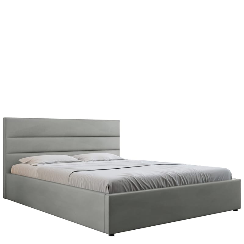 Omrynn Sengeramme 140x200 cm, Grå