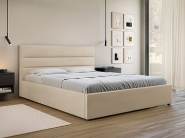 Omrynn Sengeramme 160x200 cm - Beige - Møbler - Senger - Sengeramme & sengestamme
