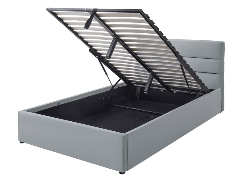Omrynn sengeramme med oppbevaring 120x200 cm - beige - Møbler - Senger - Senger med oppbevaring