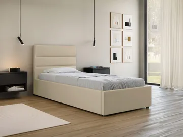 Omrynn sengeramme med oppbevaring 120x200 cm - beige - Møbler - Senger - Senger med oppbevaring