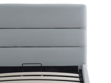 Omrynn sengeramme med oppbevaring 90x200 cm - beige - Møbler - Senger - Senger med oppbevaring