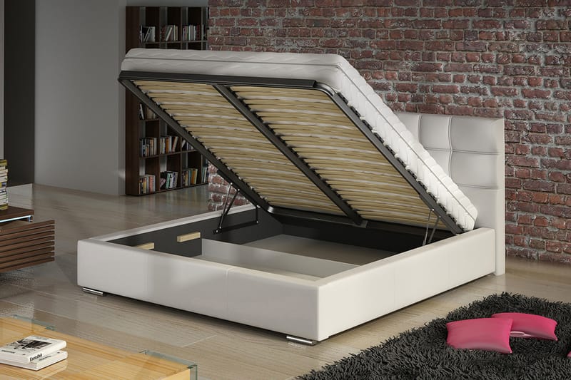 Oppbevaringseng Dolores 218x158x106 cm - Møbler - Senger - Senger med oppbevaring