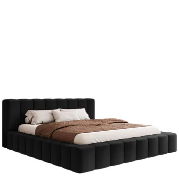 Orvinel Sengeramme 160x200 cm med Oppbevaring - Svart - Møbler - Senger - Senger med oppbevaring